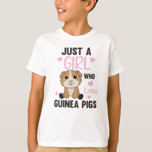 Just A Girl who Loves Guinea Pigs - Sweet Guinea T-Shirt