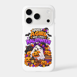 Just a Girl Who Loves Halloween Cute Halloween