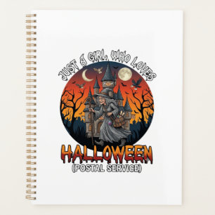 Just A Girl Who Loves Halloween Postal Service Wit Planner