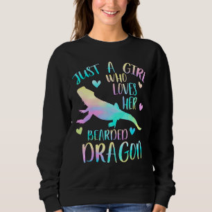 Just A Girl Who Loves Her Bearded Dragon Dragons Sweatshirt