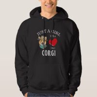 Just A Girl Who Loves Her Corgi Dog