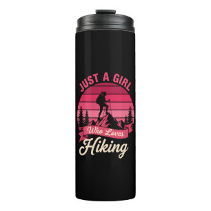 Just A Girl Who Loves Hiking Outdoor Adventure Thermal Tumbler