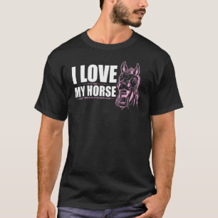 Just A Girl Who Loves Horses, Girls' Equestrian Sp T-Shirt
