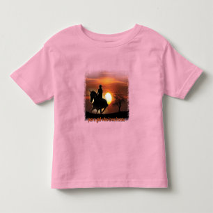 just a girl who loves horses toddler t-shirt