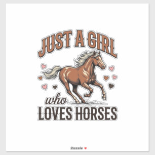 Just A Girl Who Loves Horses Vintage Horse Shirt_1