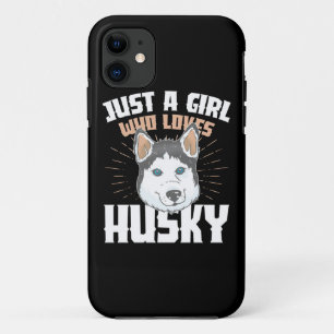 Just A Girl Who Loves Husky iPhone 11 Case