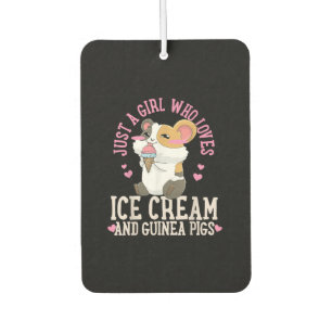 Just A Girl Who Loves Ice Cream And Guinea Pigs Air Freshener