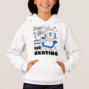 Just a Girl Who Loves Ice Skating Blue