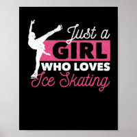 Just A Girl Who Loves Ice Skating Figure Skating