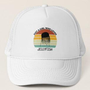 Just a girl who loves jellyfish trucker hat