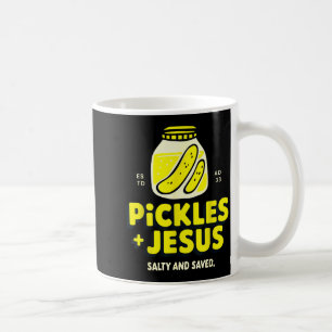 Just A Girl Who Loves Jesus And Pickles Christian Coffee Mug