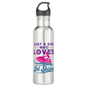 Just a Girl Who Loves Jet Skiing PWC 710 Ml Water Bottle