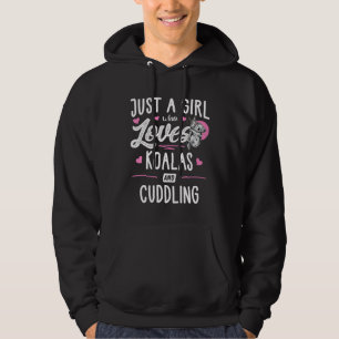 Just A Girl Who Loves Koalas And Cuddling Women Hoodie