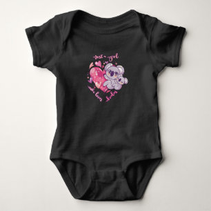 Just A Girl Who Loves Koalas Baby Bodysuit