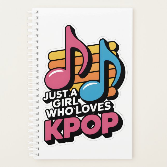 Just a girl who loves Kpop Planner (Front)
