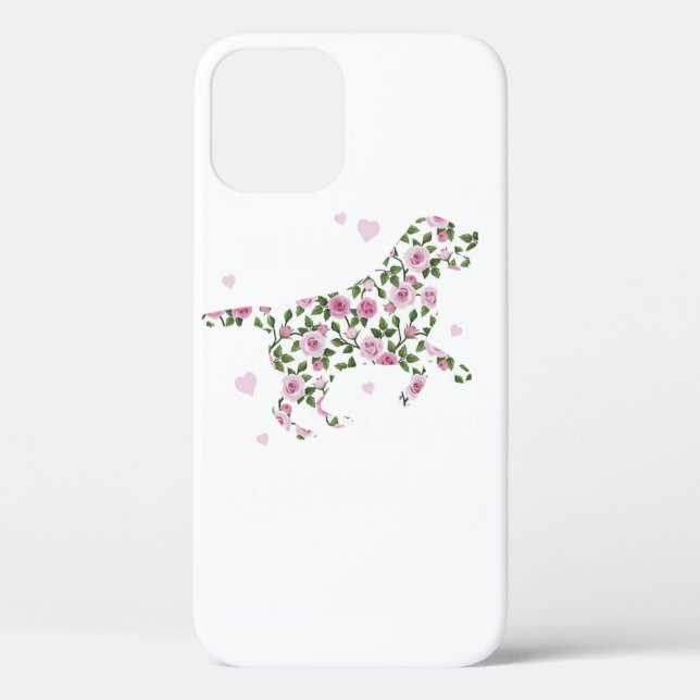 Just A Girl Who Loves Labradors. Perfect gift idea Case-Mate iPhone Case (Back)