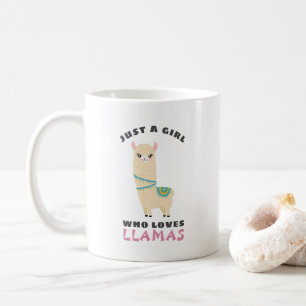 Just a Girl who loves Llamas Coffee Mug