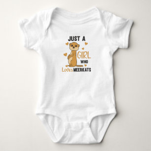 Just a girl who loves meerkats - Zoo Animals Baby Bodysuit
