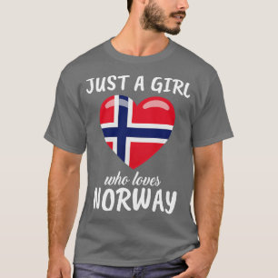 Just A Girl Who Loves Norway T-Shirt