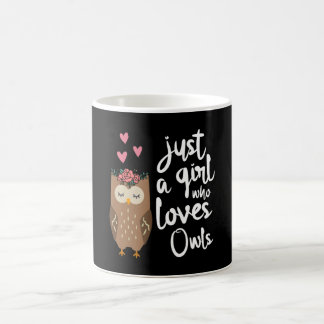 Just A Girl Who Loves Owls Coffee Mug