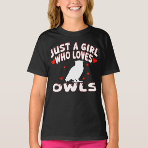 Just A Girl Who Loves Owls T-Shirt