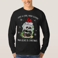 Just A Girl Who Loves Pandas And Christmas