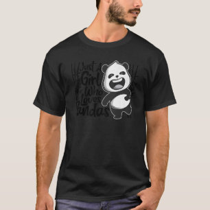Just A Girl Who Loves Pandas Animal  For Women Bea T-Shirt