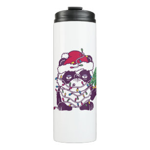 Just a girl who loves pandas - Cute Christmas Bear Thermal Tumbler