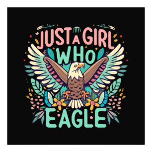 just a girl who loves Philippine Eagle Photo Print