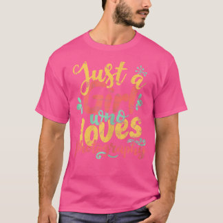 Just A Girl Who Loves Photography T Shirt For Girl