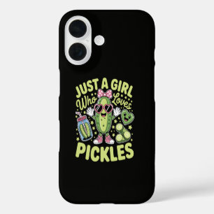 Just A Girl Who Loves Pickles iPhone 16 Case