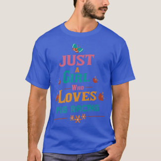 Just a girl who loves Pig racing Premium T-Shirt
