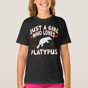 Just A Girl Who Loves Platypus T-Shirt