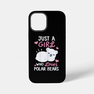 Just A Girl Who Loves Polar Bears Animal Lover iPhone 12 Mini Case