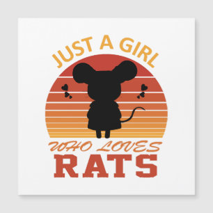 Just a Girl Who Loves Rats