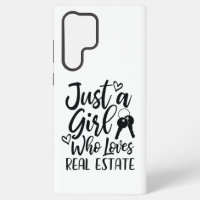 Just A Girl Who Loves Real Estate Cellphone case