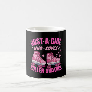 Just A Girl Who Loves Roller Skating Coffee Mug