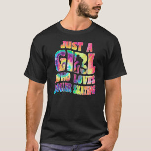 Just A Girl Who Loves Roller Skating Inline Skater T-Shirt