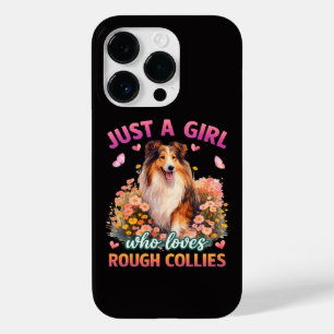 Just A Girl Who Loves Rough Collies Case-Mate iPhone 14 Pro Case