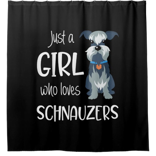 just a girl who loves schnauzers dog _ schnauzer (Front)