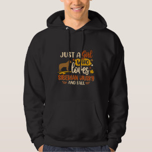 Just A Girl Who Loves Siberian Husky  Best Dog Hoodie