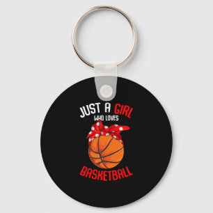 Just A Girl Who Loves Sketll Girl Kids Girls 1 Keychain