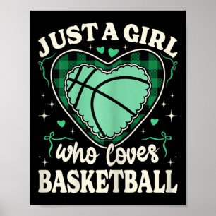 Just A Girl Who Loves Sketll Girls Kids Sketll Lov Poster