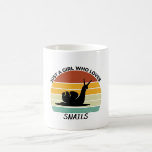 Just a girl who loves snails coffee mug