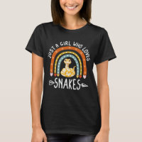 Just A Girl Who Loves Snakes Rainbow Snake Lover
