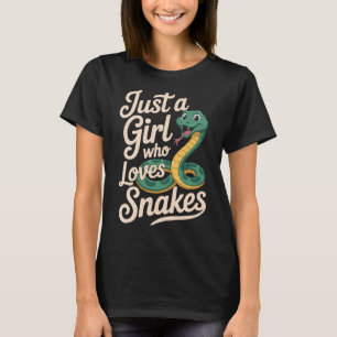 Just a Girl Who Loves Snakes T-Shirt