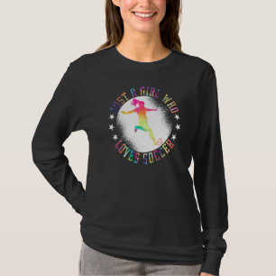 Just A Girl Who Loves Soccer Girl Apparel Soccer Q T-Shirt