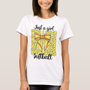 Just A Girl Who Loves Softll Mom Mother's Day Coqu T-Shirt