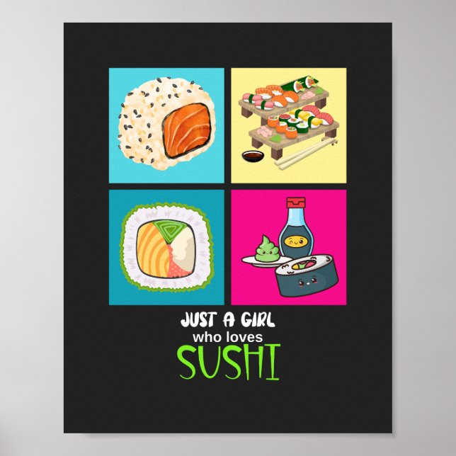 Just a girl who loves Sushi    Poster (Front)