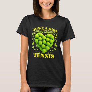 just a girl who loves tennis T-Shirt